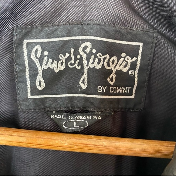 Vintage Gino Di Giorgio by Cominy Leather Bomber Jacket Men's Size Large 80s 90s - Picture 9 of 16